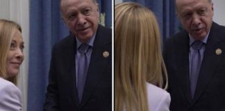 Siparietto Erdogan-Meloni: “Smetti di fumare”, “Lo so…”