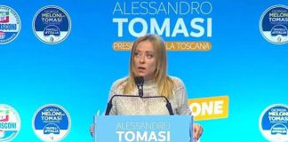 Toscana, Meloni chiude campagna di Tomasi: “Nulla è già scritto, noi nati per stravolgere i pronostici”
