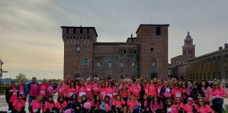 Mantova si tinge di rosa per la lotta al tumore al seno