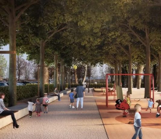 Piazza Virgiliana, al via i lavori della nuova area giochi: due settimane di cantiere