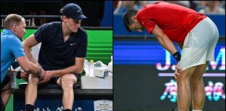 Sinner si ritira, Djokovic vomita in campo, per Musetti giocare è ‘come fare la doccia’. Il caldo colpisce tutti a Shanghai