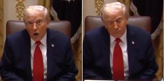 Trump e lo spavento alla Casa Bianca, cameraman urta specchio antico: “Stai attento!”