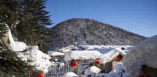 Cina, area turistica panoramica su ghiaccio e neve apre nello Heilongjiang