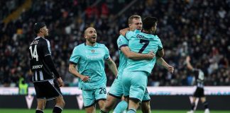 Il Bologna espugna Udine e aggancia Inter e Roma in vetta