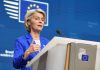 Ucraina, von der Leyen “Proposta USA è punto di partenza, vogliamo pace giusta”