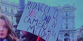 Violenza su donne, Trancassini: “A corteo Roma cartello ‘ridacci la Vanoni in cambio della Meloni'”