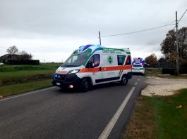 Castel d’Ario, scontro auto‑moto: 19enne ferito e portato al Poma