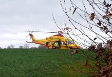 Pegognaga: padre e figlio coinvolti in un incidente, bimbo elitrasportato a Brescia