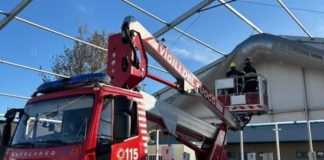 Pegognaga: smantellato l’ex teatro tenda, nuova vita per l’area di via Berlinguer