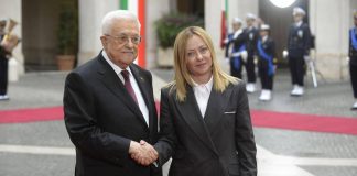 Meloni riceve Abu Mazen: “Consolidare cessate fuoco e avviare ricostruzione Gaza”