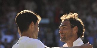 Atp Finals, Alcaraz incontra Fognini prima della finale con Sinner. La battuta su’Ballando con le stelle’