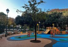 Municipio I Roma, inaugurata nuova area giochi di piazza Santa Maria Liberatrice