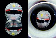 Hamilton, casco speciale e… splendente a Las Vegas