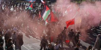 Virtus-Maccabi, corteo Pro Pal contro la squadra israeliana. Bologna blindata