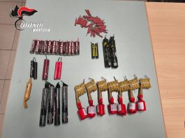 Marmirolo, 13enne esplode petardi illegali in piazza: denunciata la madre