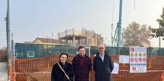 Marmirolo, sopralluogo al cantiere della nuova palazzina per persone semi-autosufficienti