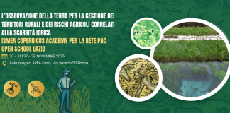 Ismea Copernicus Academy, al via Open school Lazio su osservazione Terra