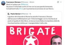 Fotomontaggio con cronista imbavagliato e bandiera Br, Storace assolto a Roma