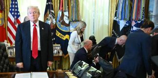 Trump parla, malore nello Studio Ovale: un ospite sviene