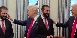 Trump regala il suo profumo a al-Sharaa: “Per te e tua moglie. Quante ne hai?”