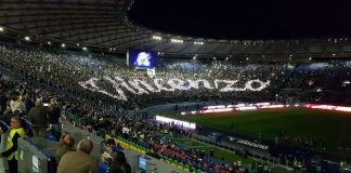 Lazio, la curva nord ricorda Vincenzo Paparelli