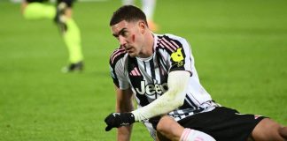 Juventus, infortunio per Vlahovic: “Mi sono fatto molto male”