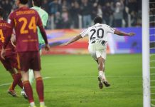 La Juventus vince ancora, battuta la Roma 2-1