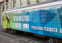Milano-Cortina, tram olimpico di Fiera Milano attraversa la città