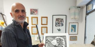 Suzzara inaugura la mostra “Incisione carta e inchiostro” di Gianni Guerzoni