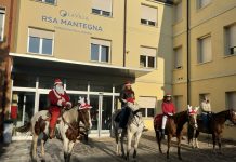 Bozzolo, festa di Santa Lucia e Babbo Natale porta gioia ai nonni della Rsa