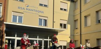 Bozzolo, festa di Santa Lucia e Babbo Natale porta gioia ai nonni della Rsa