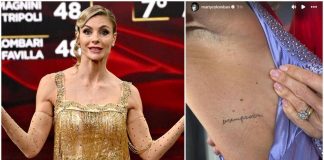 Colombari e un nuovo tatuaggio per Ballando: “Rimarrà per sempre”