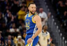 Curry, magia in Nba: fa canestro… dal tunnel degli spogliatoi