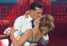 Ballando, D’Urso e il valzer con finale a sorpresa: il bacio con La Rocca