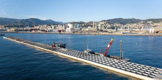 Webuild ha completato l’affondamento del quindicesimo cassone della Diga Foranea di Genova