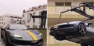 Non c’è parcheggio? La Ferrari può stare in balcone