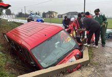 Incidente a Gazoldo: furgone per disabili esce di strada, tre feriti in ospedale
