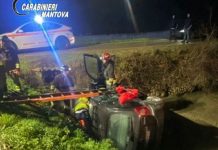 Anziano finisce fuori strada a Roverbella: ritrovato dopo ore di apprensione