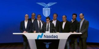 Lazio protagonista al Nasdaq, suonata campana chiusura contrattazioni, Enrico Lotito “grande orgoglio”