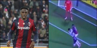 Bologna-Juve, Lucumì sbatte a terra Conceicao in area ma l’arbitro non fischia