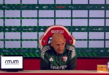 Possanzini: “Reggiana fastidiosa, servirà pazienza. Spero che il Martelli ci dia la carica”