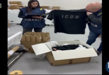 Castiglione, scoperta fabbrica del falso: sequestrati 82mila capi contraffatti, giro d’affari da 350mila euro