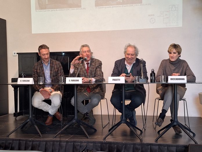 presentazione lavori Giardino Segreto Palazzo Te