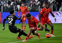 La Juve spreca, David sbaglia il rigore: 1-1 con il Lecce