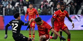 La Juve spreca, David sbaglia il rigore: 1-1 con il Lecce