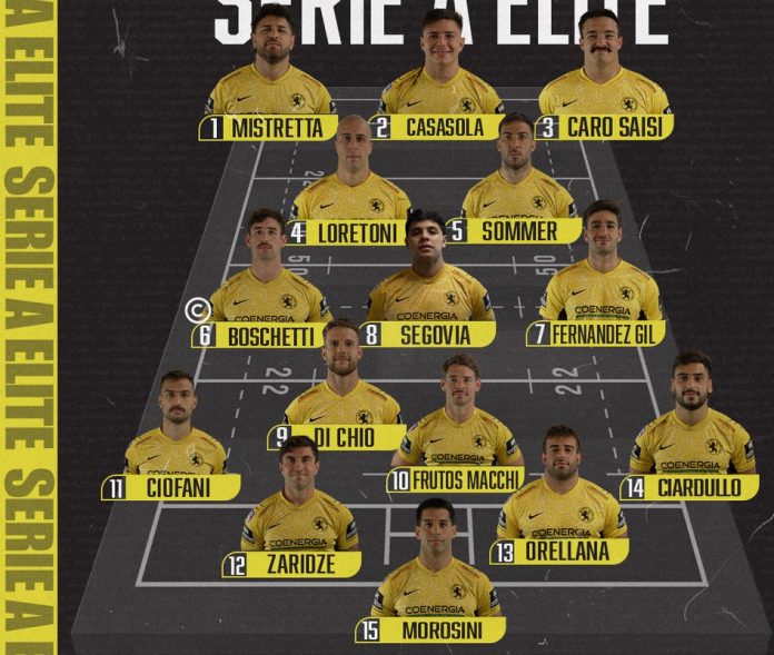 Formazione Rubgy viadana 1970 vs Padova