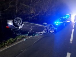 Auto si ribalta sulla Sp50 a Suzzara, tre giovani feriti trasportati a Mantova