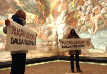 Blitz animalista nella Sala dei Giganti: denunciati in tre