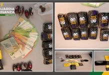 Fermati dalla Guardia di Finanza con 1,6 kg di hashish: arrestati due ventenni