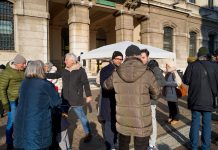 Murari in piazza incontra la cittadinanza: “Presenti e pronti ad ascoltare idee e critiche”